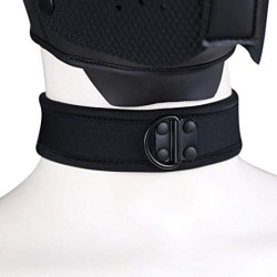 Kinky Puppy Collier en néoprène Noir